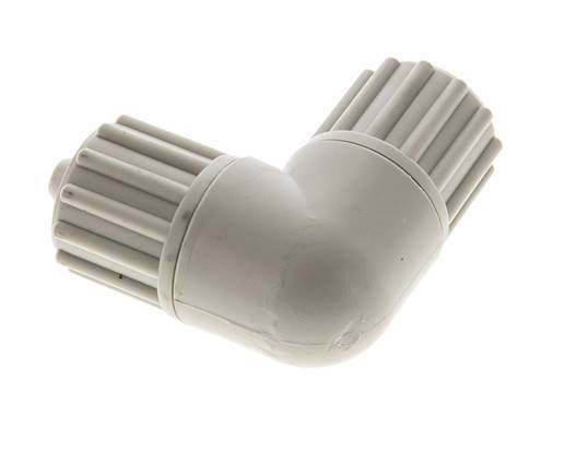 12x6mm PP Elbow Compression Fitting 10 bar PVC and PA