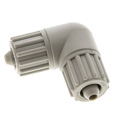 12x6mm PP Elbow Compression Fitting 10 bar PVC and PA