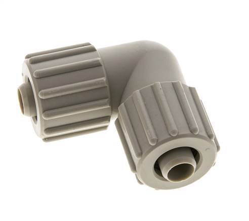 15x9mm PP Elbow Compression Fitting 10 bar PVC and PA