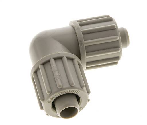16x10mm PP Elbow Compression Fitting 10 bar PVC and PA