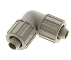 20x13mm PP Elbow Compression Fitting 10 bar PVC and PA