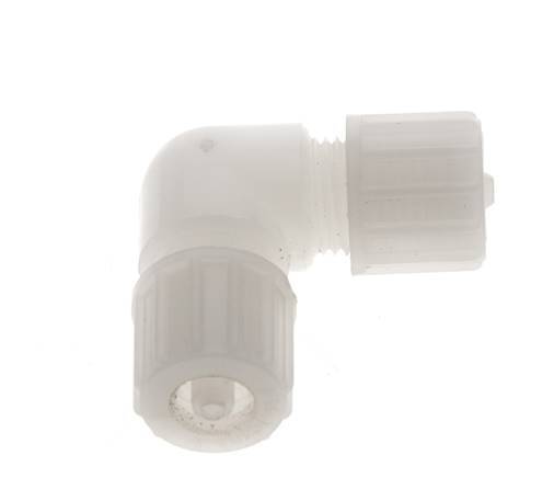 10x4mm PVDF Elbow Compression Fitting 10 bar PVC and PA
