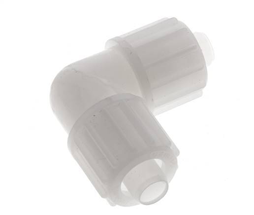 16x10mm PVDF Elbow Compression Fitting 10 bar PVC and PA