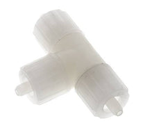 10x4mm PVDF T-Shape Tee Compression Fitting 10 bar PVC and PA