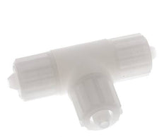 12x6mm PVDF T-Shape Tee Compression Fitting 10 bar PVC and PA