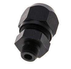 9x6mm & G1/8'' Aluminum Straight Compression Fitting with Male Threads 10 bar PVC and PA