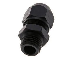 7x4mm & G1/4'' Aluminum Straight Compression Fitting with Male Threads 10 bar PVC and PA