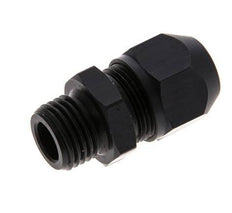 7x4mm & G1/4'' Aluminum Straight Compression Fitting with Male Threads 10 bar PVC and PA