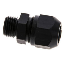 9x6mm & G1/4'' Aluminum Straight Compression Fitting with Male Threads 10 bar PVC and PA
