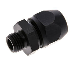 12x9mm & G1/4'' Aluminum Straight Compression Fitting with Male Threads 10 bar PVC and PA