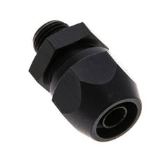 12x9mm & G1/4'' Aluminum Straight Compression Fitting with Male Threads 10 bar PVC and PA