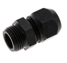 9x6mm & G3/8'' Aluminum Straight Compression Fitting with Male Threads 10 bar PVC and PA