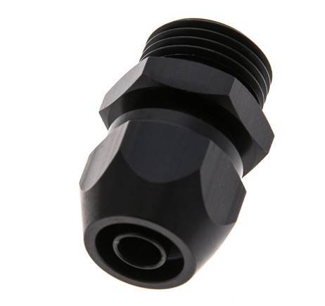 12x9mm & G1/2'' Aluminum Straight Compression Fitting with Male Threads 10 bar PVC and PA