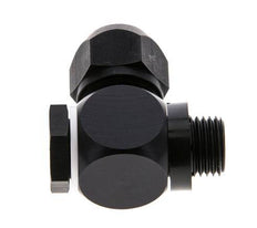 9x6mm & G1/4'' Aluminum Elbow Compression Fitting with Male Threads 10 bar PVC and PA