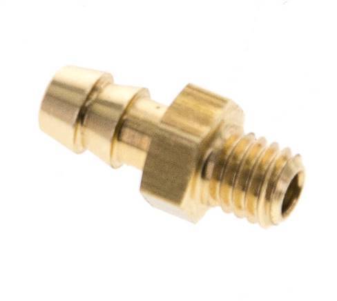 4 mm & M5 Brass Hose Barb Male [10 Pieces]