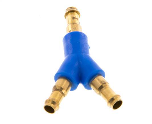 4 mm Brass/Plastic Y Hose Connector [2 Pieces]