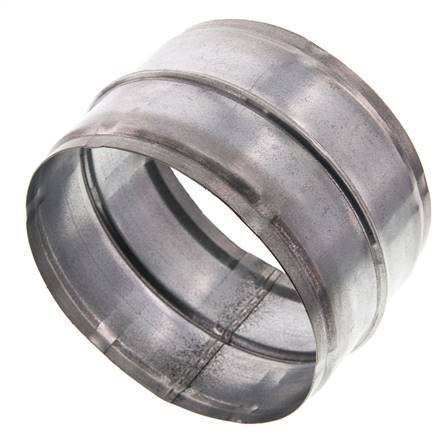 125 mm (5'') zink plated Steel Hose Connector