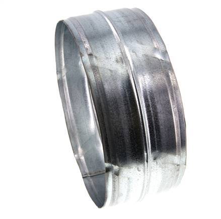 200 mm (8'') zink plated Steel Hose Connector