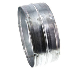 200 mm (8'') zink plated Steel Hose Connector