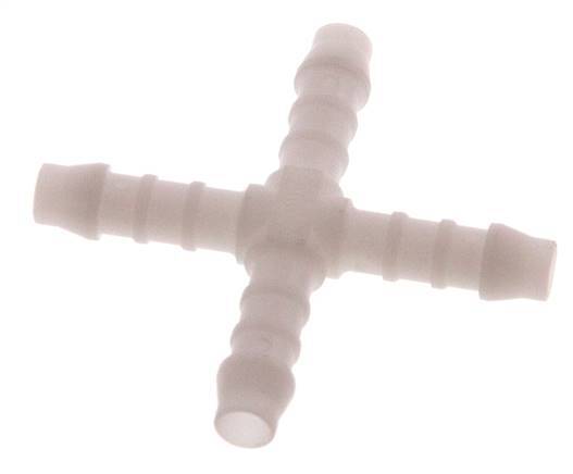 6 mm (1/4'') POM Cross Hose Connector [5 Pieces]
