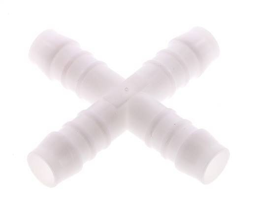 12 mm POM Cross Hose Connector [2 Pieces]