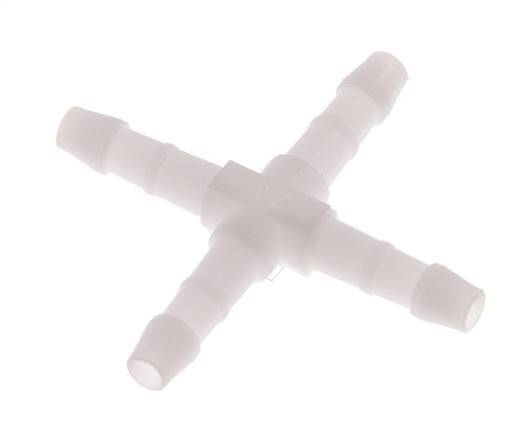 12 mm POM Cross Hose Connector [2 Pieces]