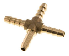 6 mm (1/4'') Brass Cross Hose Connector [2 Pieces]