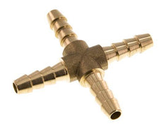 6 mm (1/4'') Brass Cross Hose Connector [2 Pieces]