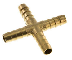 9 mm (3/8'') Brass Cross Hose Connector [2 Pieces]