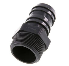 40 mm & G1-1/2'' PVC-U Hose Barb Male 89mm EN 1452-3