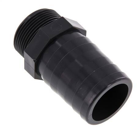 50 mm (2'') & G1-1/2'' PVC-U Hose Barb Male 99mm EN 1452-3 [2 Pieces]