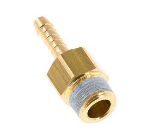 6 mm (1/4'') & R3/8'' Brass Hose Barb Male NBR Rotatable