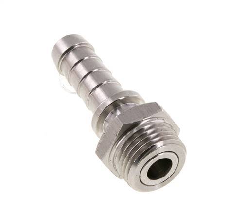 13 mm (1/2'') & R1/2'' Stainless Steel 1.4301 Hose Barb Male FKM Rotatable