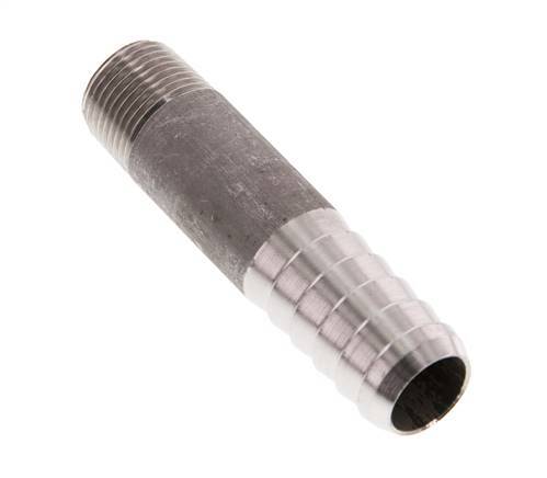 16 mm (5/8'') & R3/8'' Stainless Steel 1.4571 Hose Barb Male 70mm