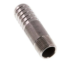 19 mm (3/4'') & R1/2'' Stainless Steel 1.4571 Hose Barb Male 70mm