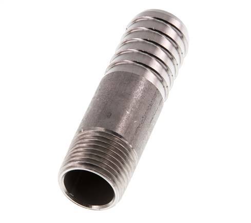 19 mm (3/4'') & R1/2'' Stainless Steel 1.4571 Hose Barb Male 70mm