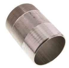 90 mm (3-1/2'') & R3'' Stainless Steel 1.4571 Hose Barb Male 120mm