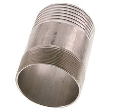 90 mm (3-1/2'') & R3'' Stainless Steel 1.4571 Hose Barb Male 120mm