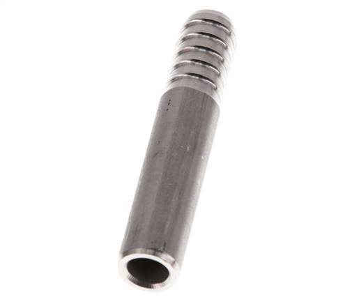 13 mm (1/2'') & 13.5 mm (1/4'') Stainless Steel 1.4571 Hose Barb Male 70mm