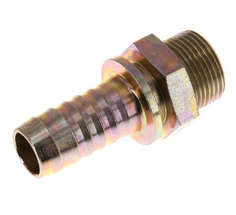 19 mm (3/4'') & G3/4'' zink plated Steel Hose Barb Male Safety collars