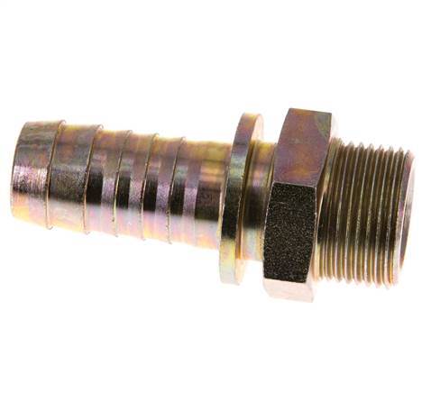 19 mm (3/4'') & G3/4'' zink plated Steel Hose Barb Male Safety collars