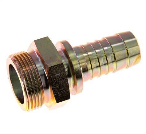 25 mm (1'') & G1-1/4'' zink plated Steel Hose Barb Male Safety collars