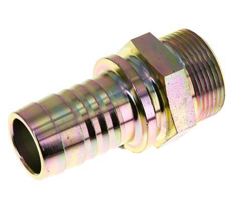 32 mm (1-1/4'') & G1-1/4'' zink plated Steel Hose Barb Male Safety collars
