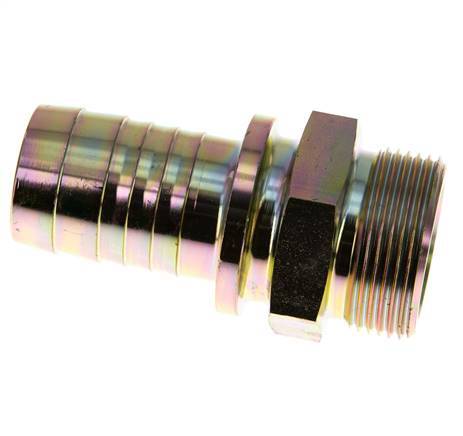 32 mm (1-1/4'') & G1-1/4'' zink plated Steel Hose Barb Male Safety collars