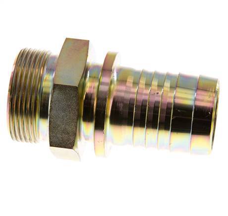 38 mm (1-1/2'') & G1-1/2'' zink plated Steel Hose Barb Male Safety collars