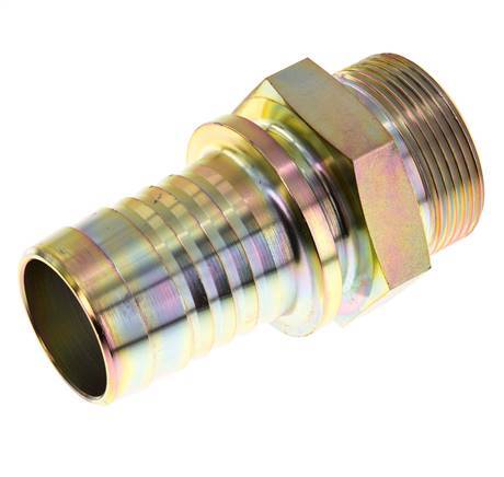 38 mm (1-1/2'') & G1-1/2'' zink plated Steel Hose Barb Male Safety collars