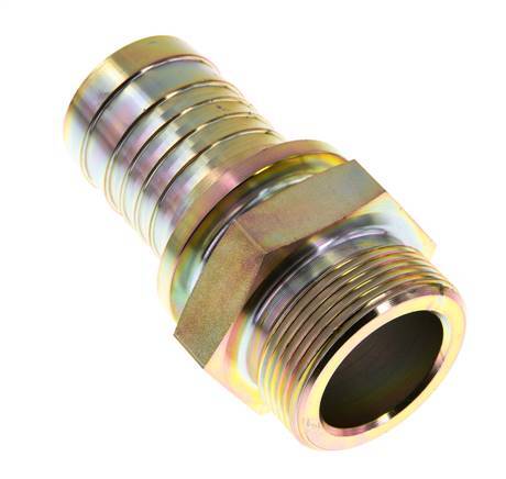 38 mm (1-1/2'') & G1-1/2'' zink plated Steel Hose Barb Male Safety collars