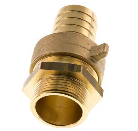 32 mm (1-1/4'') & G1-1/4'' Brass Hose Barb MaleConical Sealing NBR Wing Nut