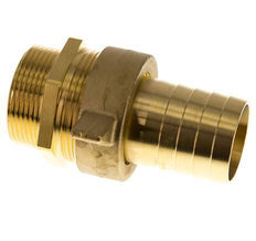 38 mm (1-1/2'') & G1-1/2'' Brass Hose Barb MaleConical Sealing NBR Wing Nut