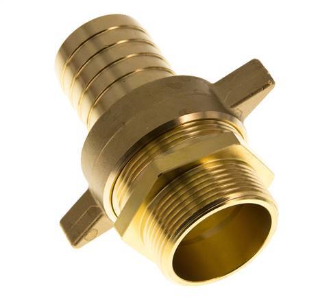 38 mm (1-1/2'') & G1-1/2'' Brass Hose Barb MaleConical Sealing NBR Wing Nut
